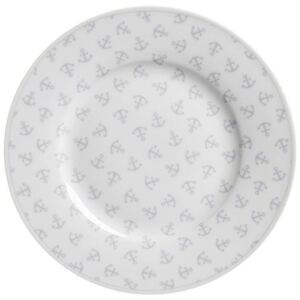 Porcelánový dezertný tanierik Grey Anchors