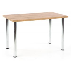 Jedálenský stôl MODEX 120 dyha / chróm Halmar Dub wotan