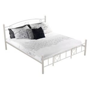 Manželská posteľ 180 cm Brita (s roštom) (biela). Vlastná spoľahlivá doprava až k Vám domov