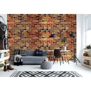 GLIX Fototapeta - Brick Wall Vliesová tapeta - 416x254 cm