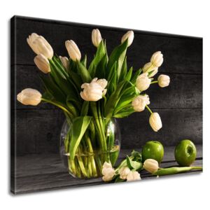 Gario Obraz na plátne Krémové tulipány Rozmery (š x v): 70 x 50 cm