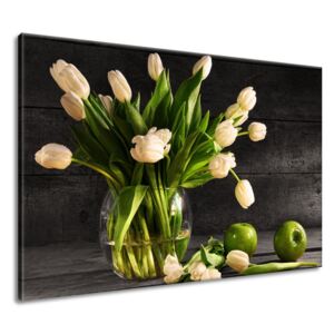 Gario Obraz na plátne Krémové tulipány Rozmery (š x v): 120 x 80 cm