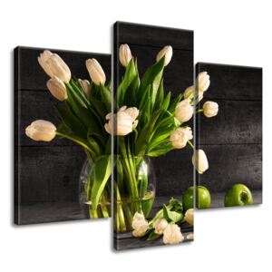 Gario Obraz na plátne Krémové tulipány Rozmery (š x v): 90 x 70 cm