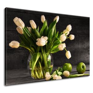 Gario Obraz na plátne Krémové tulipány Rozmery (š x v): 100 x 70 cm