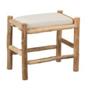Taburetka drevená stolička s vankúšom 2ks set IBIZA LIFE