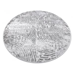 Koberec MEFE kruh 8725 sivý - 100 cm
