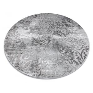 Koberec MEFE kruh 8724 Ornament vintage sivý - 100 cm