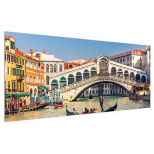 Obraz benátskej gondoly (120x50 cm)