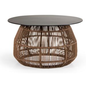 Záhradný kávový stolík PAMIR - Hnedá