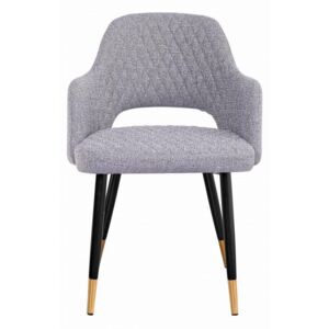 IIG - Elegantná stolička PARIS svetlo šedá