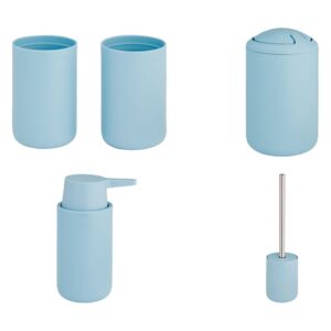 MIOMARE® Súprava doplnkov do kúpeľne, 5-dielna (modrá), modrá (100319331)