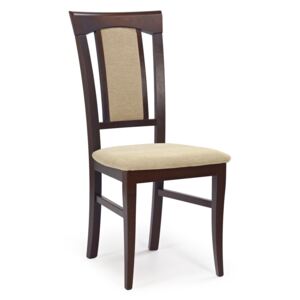 Jedálenská stolička Konrad Orech tmavý + béžová. Vlastná spoľahlivá doprava až k Vám domov