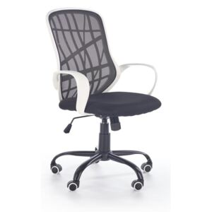 Kancelárska stolička DESSERT červená / biela / zelená Halmar čierna / biela
