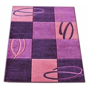 Kusový koberec Mendo fialový, Velikosti 80x150cm