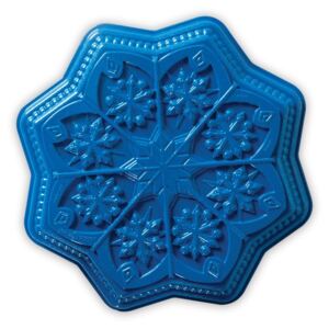 Frozen 2 forma na sušienky Nordic Ware Sweet Snowflakes, modrá, 1,4 l