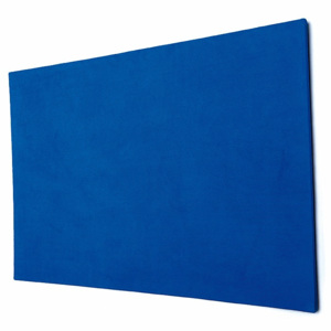 Textilná nástenka bez rámu 90 x 60 cm (modrá)