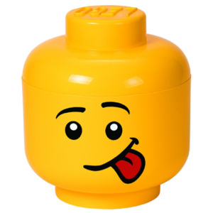 Žltý úložný box v tvare LEGO® Silly L