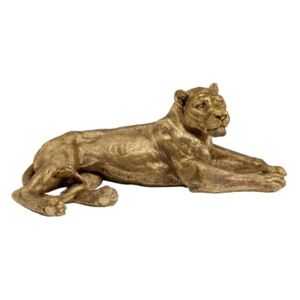 Lion dekorácia zlatá 113 cm