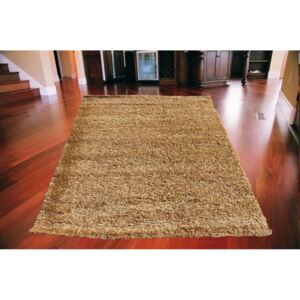 Kusový koberec Shaggy vlas 50mm béžový, Velikosti 80x150cm