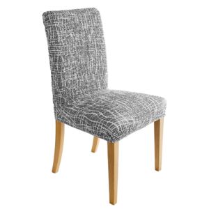 Blancheporte Poťah na stoličku v grafickom dizajne sivá jednotlivo
