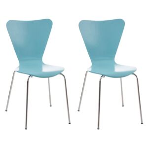Stolička Calisto (SET 2 ks) Farba Modrá