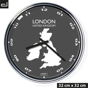 Kancelárske nástenné hodiny: Londýn, Výber farieb Tmavé