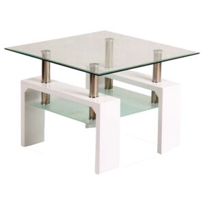 Konferenčný Stôl LISA D BASIC biela lak 60x60x45
