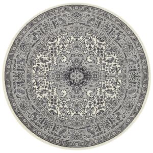 Nouristan - Hanse Home koberce Kruhový koberec Mirkan 104437 Cream - 160x160 (průměr) kruh cm