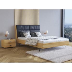 Masívna posteľ Hanna 180/160/140 x 200 cm dub