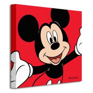 Obraz na plátne Disney Mickey Mouse (Red) 40x40cm WDC95195