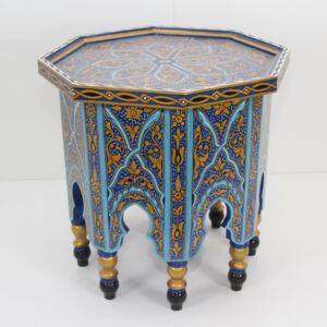 Marocký drevený stolík "Sila"