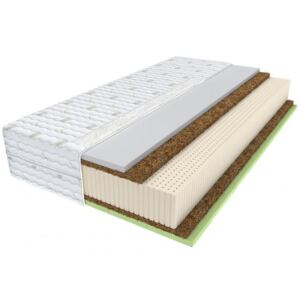 DOBRESNY Latexový matrac ELPASO s penou Convoluted rolls latex a kokosom Rozměry matrace: 90x200