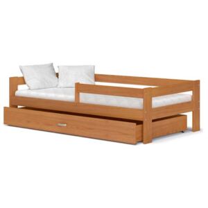 Dobresny Detská posteľ HUGO 160x80 drevená Barva konstrukce: Olše