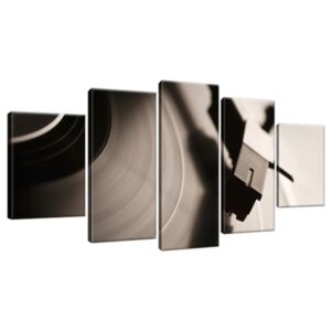 Obraz na plátne Gramofón a vinylová platňa 150x70cm 1126A_5B