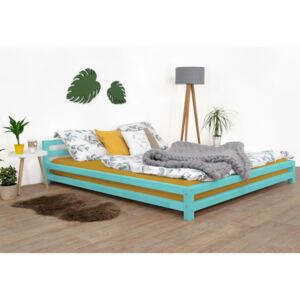 Benlemi Dvojlôžková posteľ Modern 160x190 cm Farba: Tyrkysová