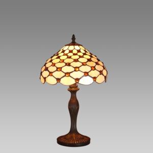 PREZENT TIFFANY 67, stolná vitrážová lampa
