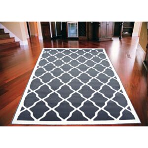 Kusový koberec PP Kalif tmavo sivý, Velikosti 120x170cm