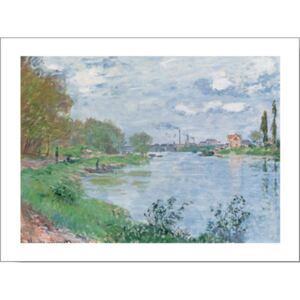Reprodukcia, Obraz - On the Bank of the Seine, Claude Monet, (30 x 24 cm)