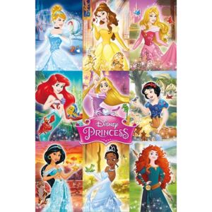 Plagát, Obraz - Disney Princezny - Collage, (61 x 91,5 cm)