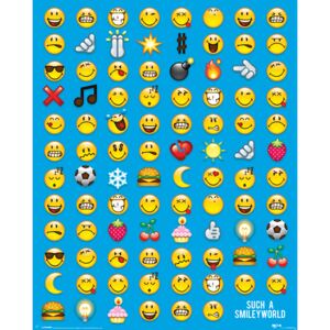 Plagát, Obraz - Smiley - Emoticon, (40 x 50 cm)