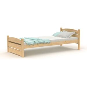 BRADOP borovicová posteľ 90×200 masív