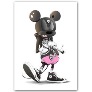 Mickey in the house / grafika - 40 x 50 cm
