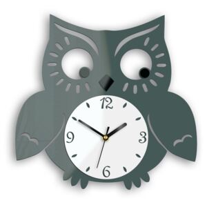 Moderné nástenné hodiny MRS. OWL HMCNH067 (nalepovacie hodiny na stenu)