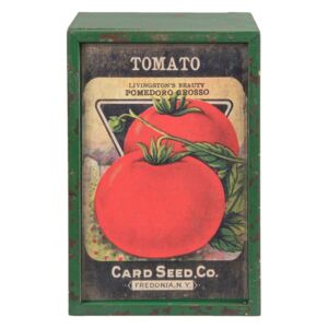 Drevený box Tomato - 23 * 15 * 11 cm