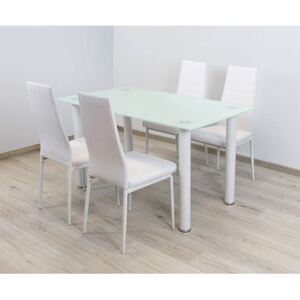 OVN jedálenský stôl ST 10 biely 140x75cm