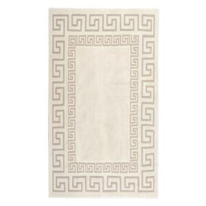 Krémovobiely odolný koberec Vitaus Versace, 120 × 180 cm