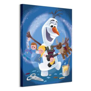 Obraz na plátne Disney Olaf's Frozen Adventure Characters 60x80 WDC100358