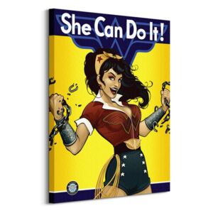 Obraz na plátne DC Comics Wonder Woman (She can do it) 60x80 WDC99368