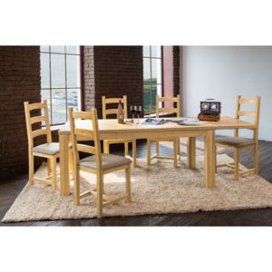 Masívne rozkladací jaseňový jedálenský stôl Island (viac variantov veľkostí) - 1800(2600)x1000x20mm