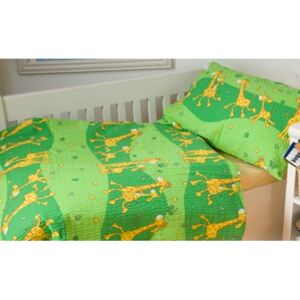 Bavlnený obliečok Žirafa zelená 140x200 70x90